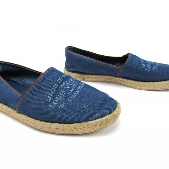 Louis Vuitton slip-on canvas Authentic used T16688 - Picture 8 of 16